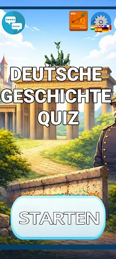 Скриншот 1 — Deutsche Geschichte Quiz 2026