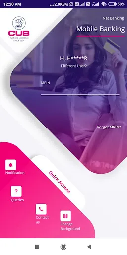 Скриншот 1 — CUB All in one Mobile App