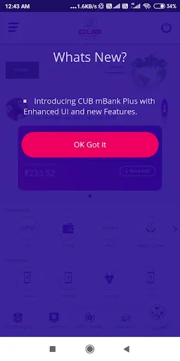 Скриншот 2 — CUB All in one Mobile App