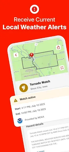 Скриншот 1 — Emergency: Severe Weather App