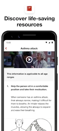 Скриншот 1 — First aid by British Red Cross