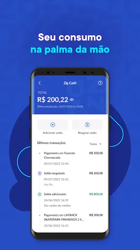 Скриншот 7 — Zig: Ingressos e consumo fácil