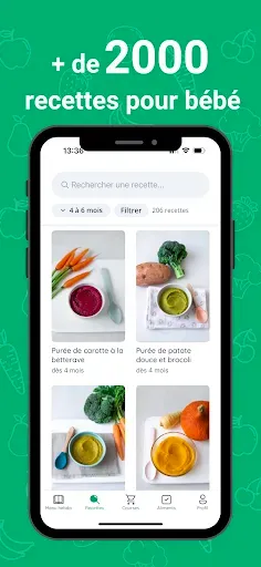Скриншот 1 — Cuisinez pour bébé