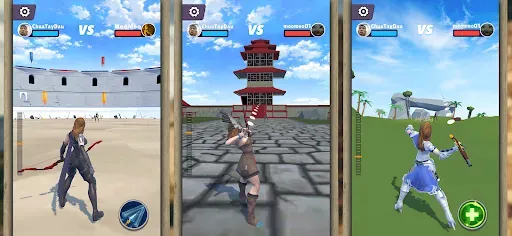 Скриншот 1 — Archery Fight Mayhem 3D