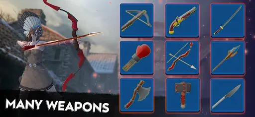 Скриншот 4 — Archery Fight Mayhem 3D