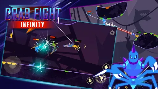 Скриншот 2 — Crab Fight Infinity
