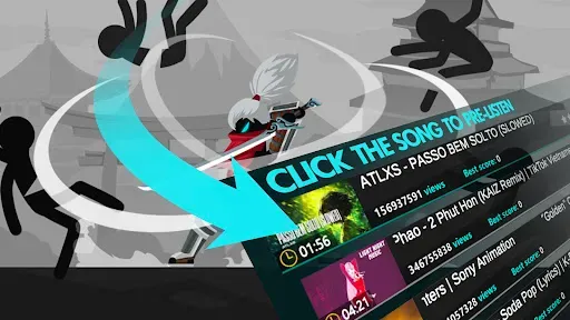Скриншот 3 — Stickdance Tuber: Fight Melody