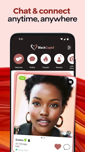 Скриншот 3 — BlackCupid: Black Dating