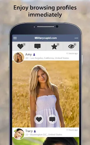 Скриншот 2 — MilitaryCupid: Military Dating
