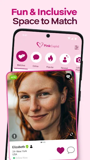Скриншот 3 — PinkCupid: Lesbian Dating App