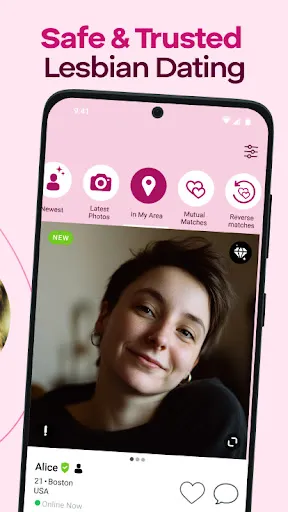 Скриншот 6 — PinkCupid: Lesbian Dating App