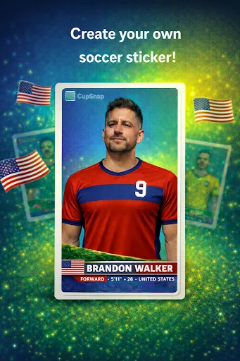 Скриншот 1 — Cup 2026 Soccer Sticker Maker