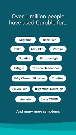 Скриншот 2 — Curable: Chronic Pain Relief