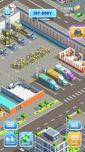 Скриншот 1 — Rogue Runways: Idle Jet Tycoon