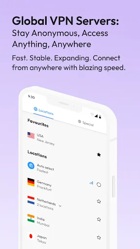 Скриншот 3 — Cure VPN: Private & Secure VPN