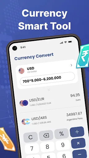 Скриншот 1 — Currency Converter – GlobeRate