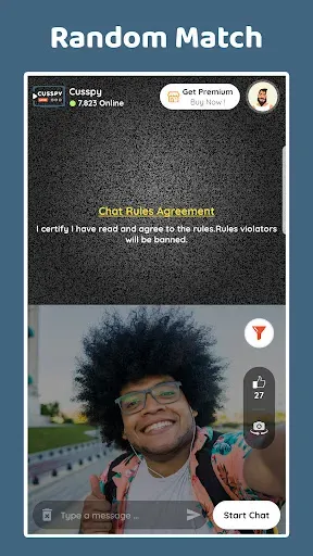 Скриншот 3 — Cusspy - Live Video Chat