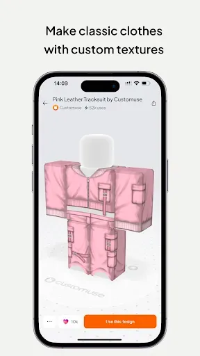 Скриншот 4 — Customuse: Skins Maker Roblox