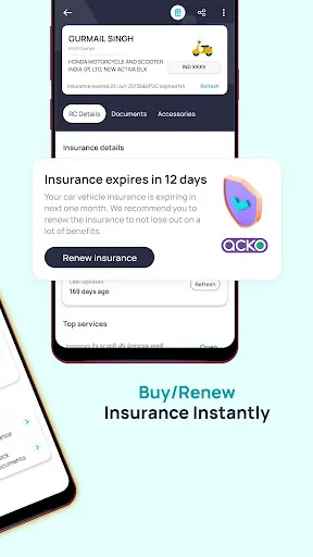 Скриншот 4 — BikeInfo- RTO Vehicle Info App