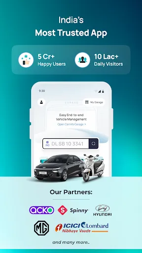 Скриншот 1 — CarInfo - RTO Vehicle Info App