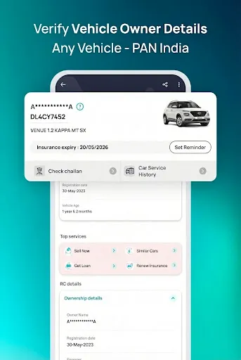 Скриншот 3 — CarInfo - RTO Vehicle Info App
