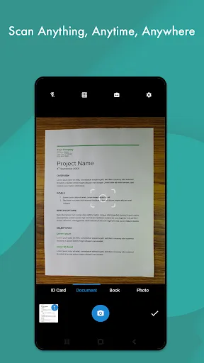 Скриншот 1 — Document Scanner - PDF Creator