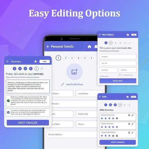 Скриншот 2 — Resume Builder: CV Maker