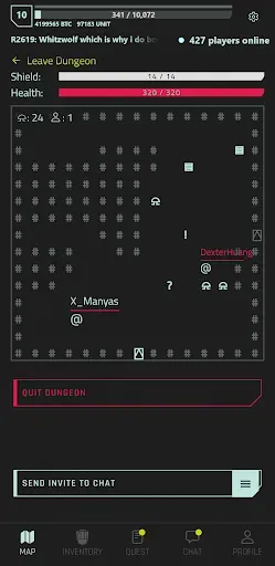 Скриншот 2 — CyberCode Online: Text RPG