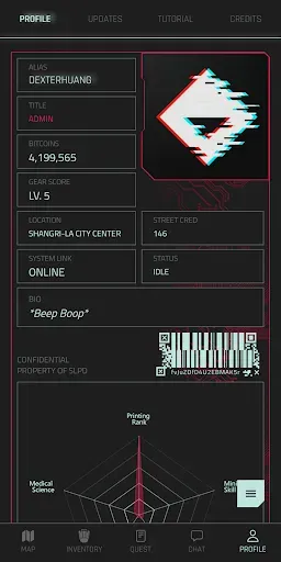 Скриншот 3 — CyberCode Online: Text RPG