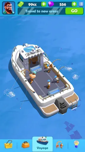 Скриншот 1 — Fishing Frenzy:Idle Hooked Inc