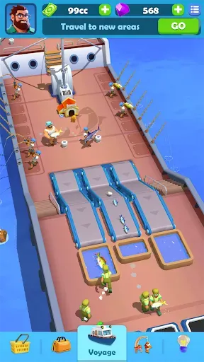 Скриншот 2 — Fishing Frenzy:Idle Hooked Inc