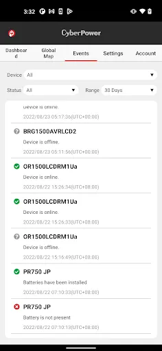 Скриншот 2 — PowerPanel Cloud