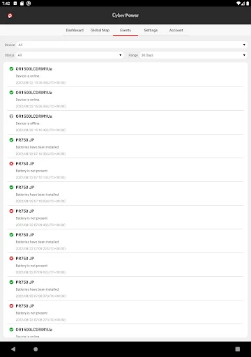 Скриншот 7 — PowerPanel Cloud