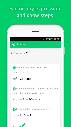 Скриншот 4 — Cymath - Math Problem Solver