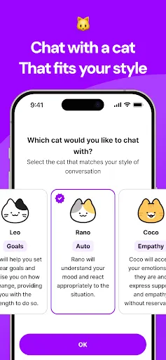 Скриншот 4 — CounselCat - AI Therapy