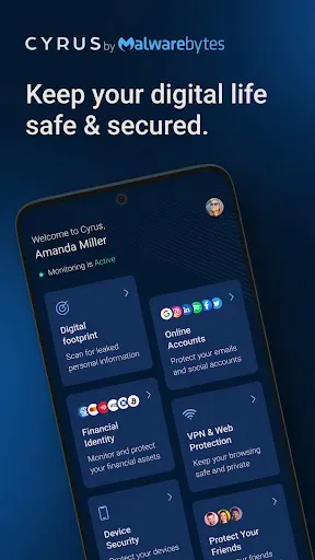 Скриншот 1 — Cyrus by Malwarebytes