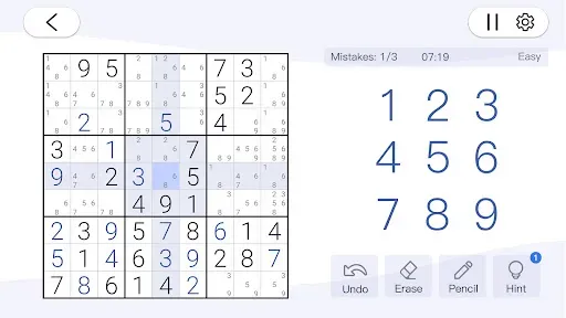 Скриншот 7 — Sudoku - Classic Sudoku Puzzle