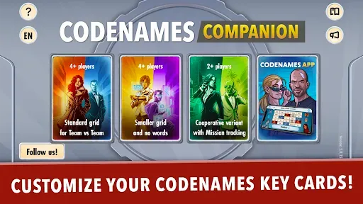 Скриншот 1 — CODENAMES companion