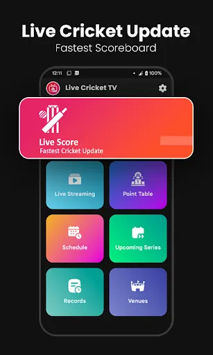 Скриншот 2 — Live Cricket TV HD