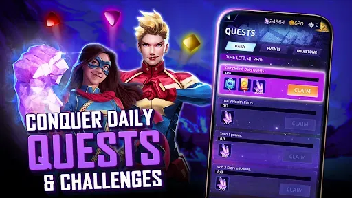 Скриншот 6 — MARVEL Puzzle Quest: Hero RPG