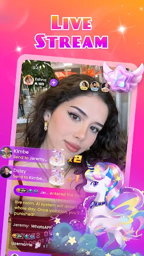 Скриншот 2 — Tikko-Live Stream, Video Chat