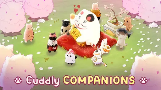 Скриншот 2 — Cat Garden - Food Party Tycoon
