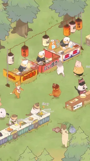 Скриншот 7 — Cat Garden - Food Party Tycoon