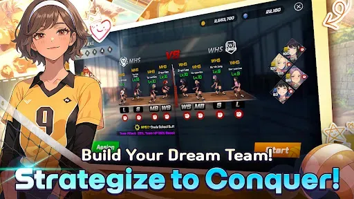Скриншот 4 — Volley Girls:High School Story