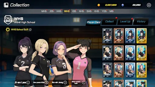 Скриншот 8 — Volley Girls:High School Story