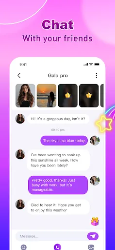 Скриншот 4 — Gala Pro: Video Chat & Call