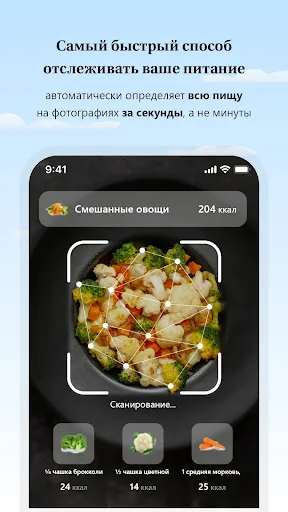 Скриншот 1 — Дневник питания