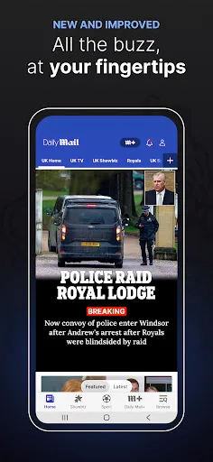Скриншот 1 — Daily Mail: Breaking News Live