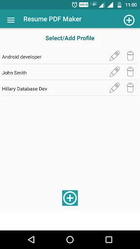 Скриншот 3 — Resume PDF Maker / CV Builder