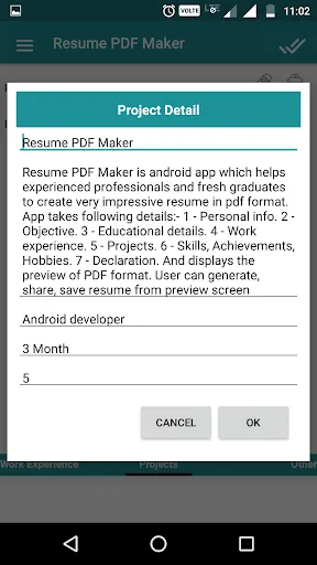 Скриншот 7 — Resume PDF Maker / CV Builder